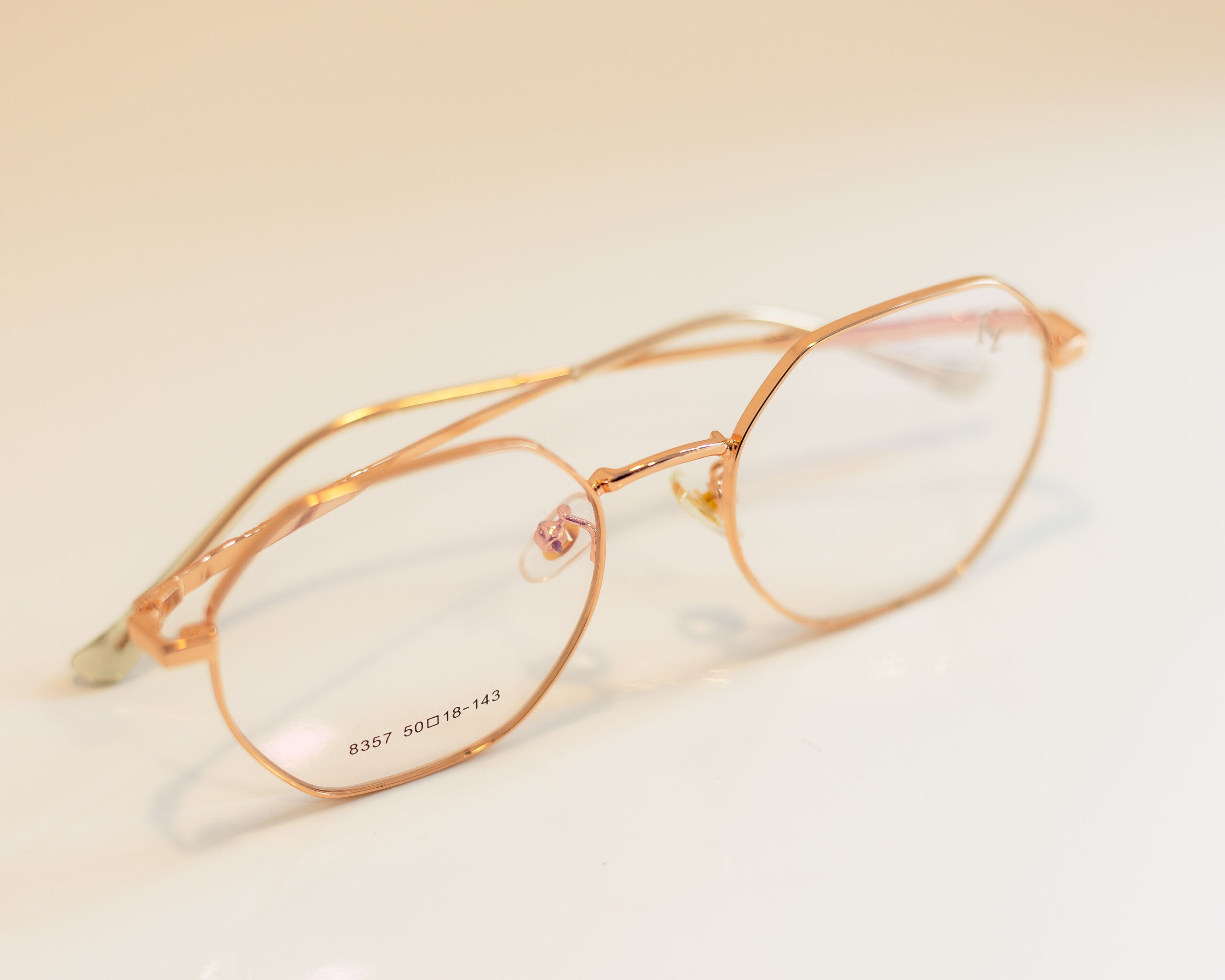 Armação Sextavada Rose Gold - Metal - Imagem 4