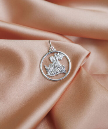 Pingente São Jorge - Prata 925